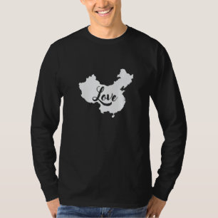 China Liebe Übersicht des Landes Premium T-Shirt