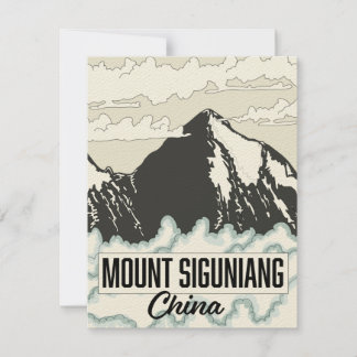 China Mount Siguniang