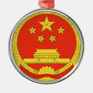 China-nationales Emblem Silbernes Ornament