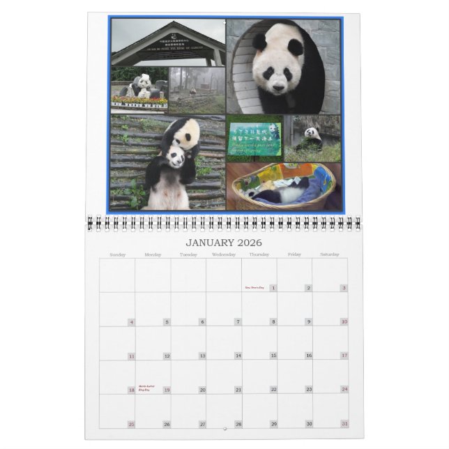 China-Panda-Abenteuer - Kalender 2012 (Jan 2026)