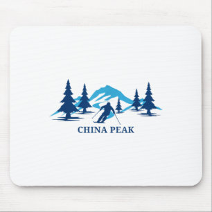 China Peak Kalifornien Skigebiet Skifahren Skifahr Mousepad