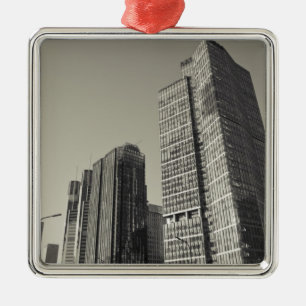 China, Peking, Bezirk Chaoyang. Fortune Plaza Silbernes Ornament