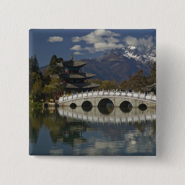 CHINA, Provinz Yunnan, Lijiang. Alt Lijiang Button (Vorderseite)