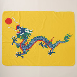 China Qing Dynastie Flag (chinesischer Drache) (as Sherpadecke