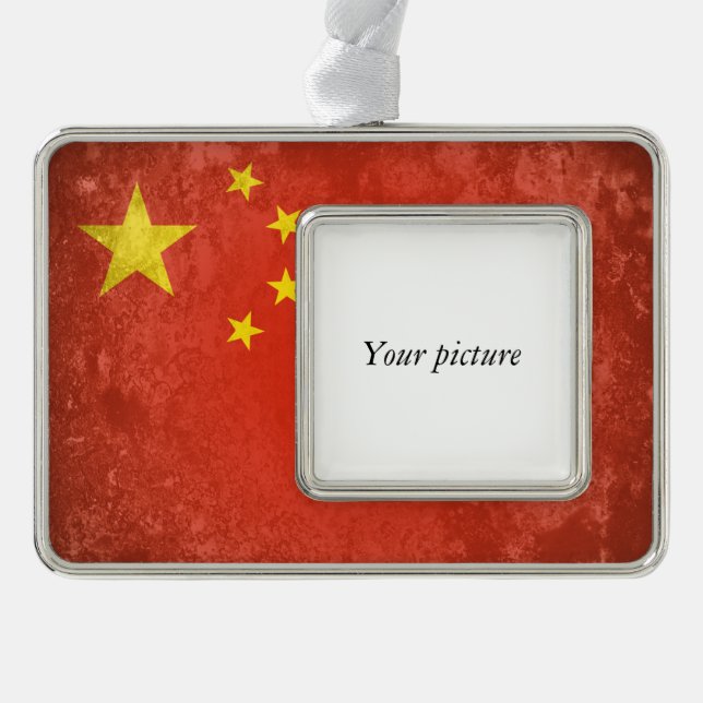 China Rahmen-Ornament Silber (Vorderseite)