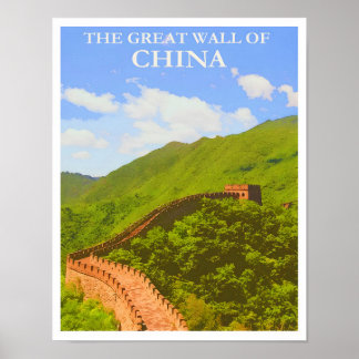 China Reiseplakat Poster
