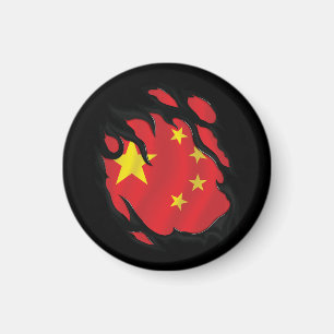 China-Rippfahne Magnet