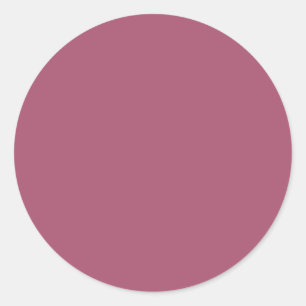 China Rose Solid Color Runder Aufkleber