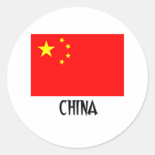 China Runder Aufkleber