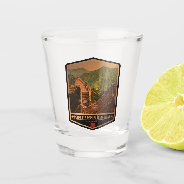 China Schnapsglas (Vorderseite)