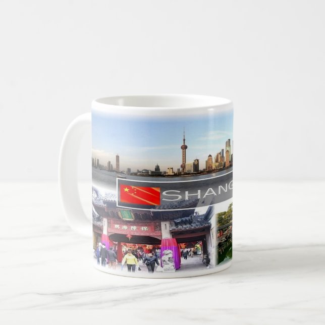 China - Shanghai - Kaffeetasse (Vorderseite Links)