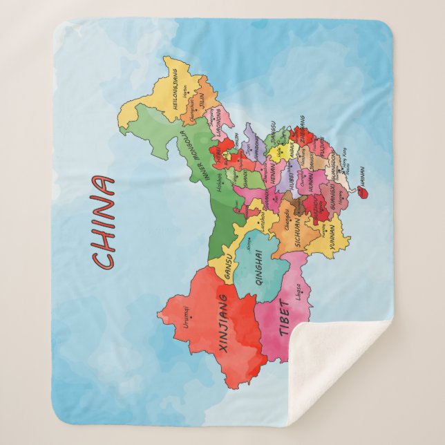 China Sherpadecke (Vorderseite)