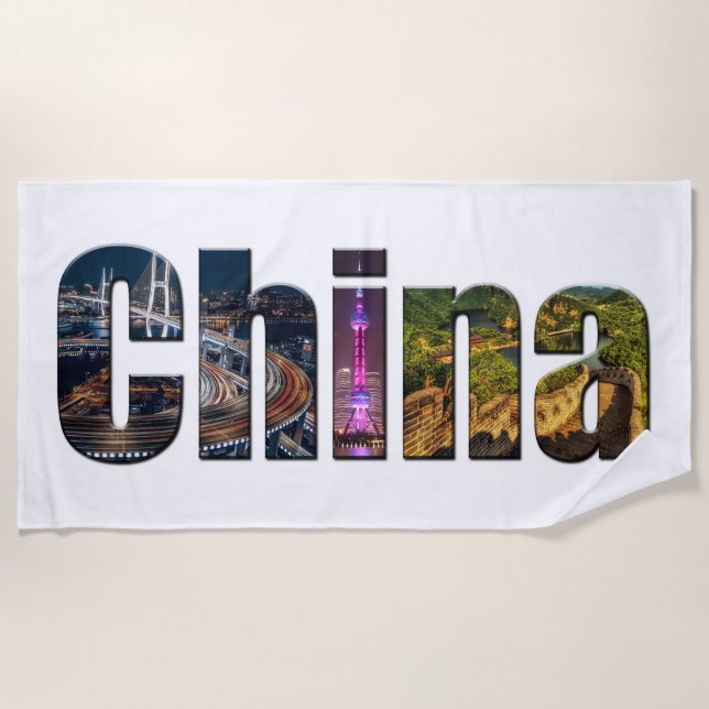 China Strandtuch (Vorderseite)