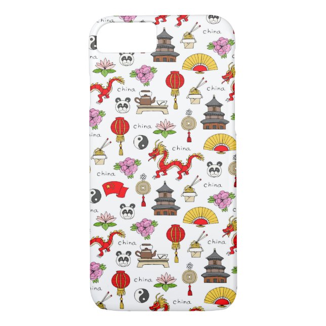China-Symbolmuster Case-Mate iPhone Hülle (Rückseite)