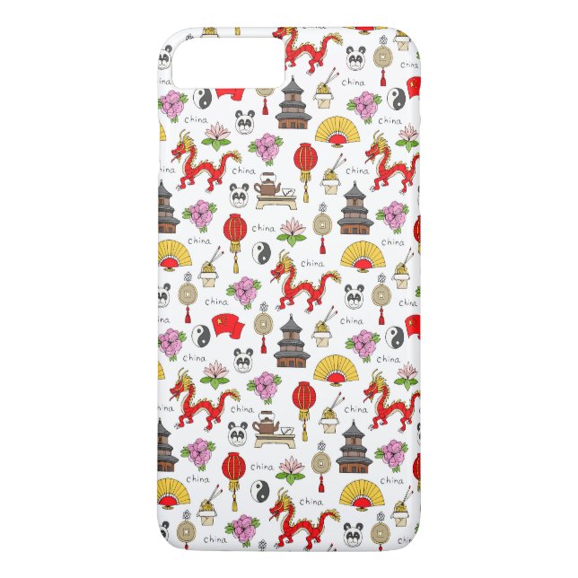 China-Symbolmuster Case-Mate iPhone Hülle (Rückseite)