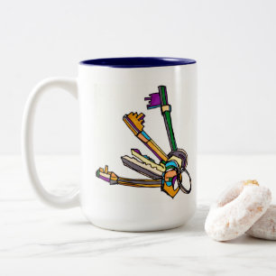 China Tasse morgens - Kaffee, Schlüssel, Handy Go!