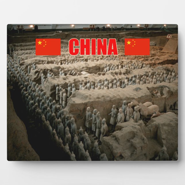 CHINA Terracotta Army Fotoplatte (Vorderseite)