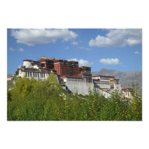 China, Tibet, Lhasa, Potala Palace Fotodruck
