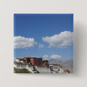 China, Tibet, Lhasa, Potala-Palast Button