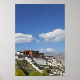 China, Tibet, Lhasa, Potala-Palast Poster