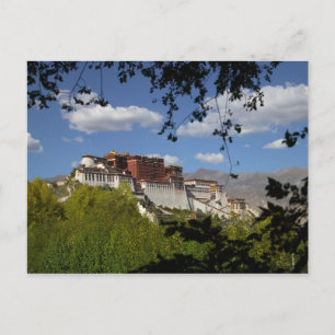 China, Tibet, Lhasa, Potala-Palast Postkarte
