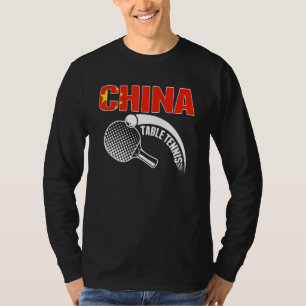 China-Tischtennisliebhaber - Unterstützen Sie das  T-Shirt