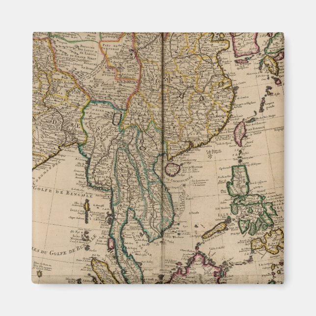 China und Indien Magnet (Vorne)