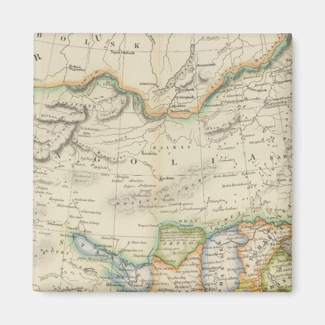 China und Japan Magnet (Vorne)