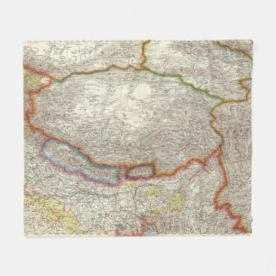 China und Tibet Fleecedecke