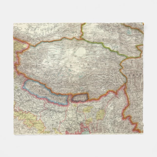 China und Tibet Fleecedecke (Vorderseite (Horizontal))
