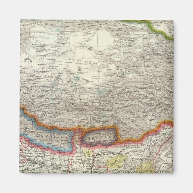 China und Tibet Magnet (Vorne)