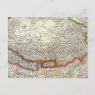 China und Tibet Postkarte