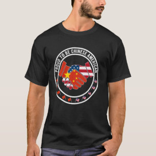 China US-Flagge Grafik-T-Shirt stolz auf chinesisc T-Shirt