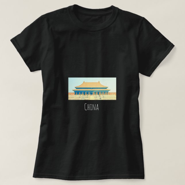 China Verbotene Reise in die Altstadt T-Shirt (Design vorne)