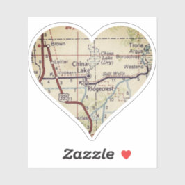 China Vintage Karte Aufkleber