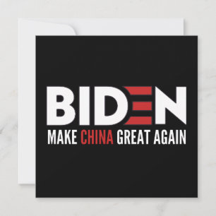 China wieder großartig machen save the date