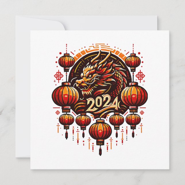 Chinas neues Jahr 2024 (Vorderseite)