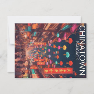 Chinatown Bangkok Postkarte