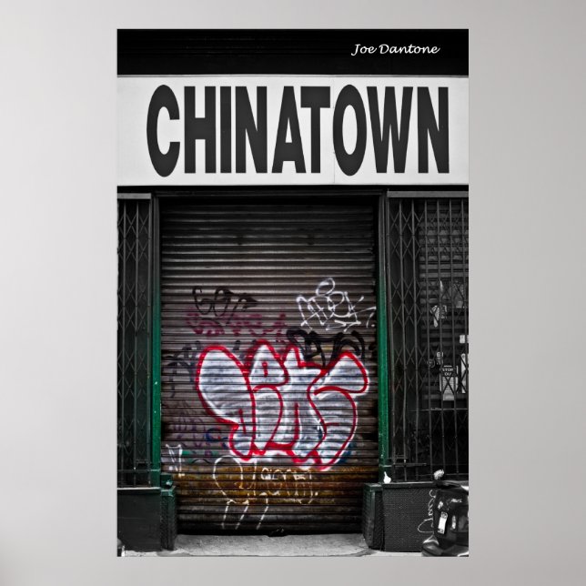 Chinatown Graffiti Poster (Vorne)