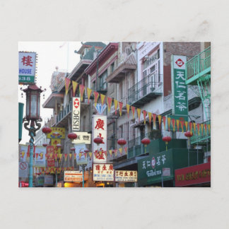 Chinatown in San Francisco Postkarte