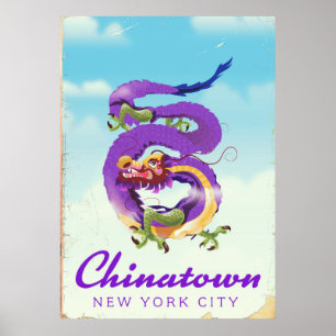 Chinatown New York poster vintage