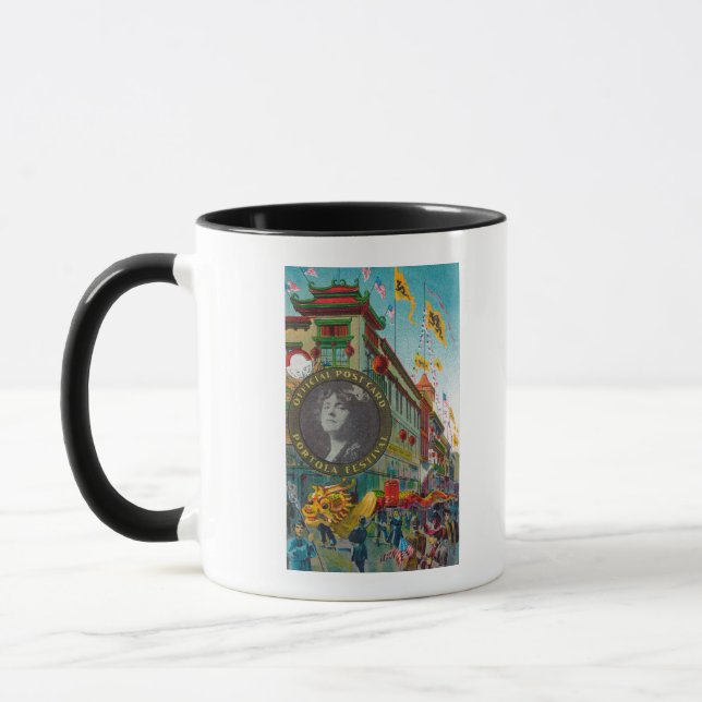 Chinatown Parade für Kletterhexen: Tasse (Links)