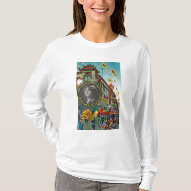 Chinatown-Parade für Portola Festival T-Shirt (Vorderseite)