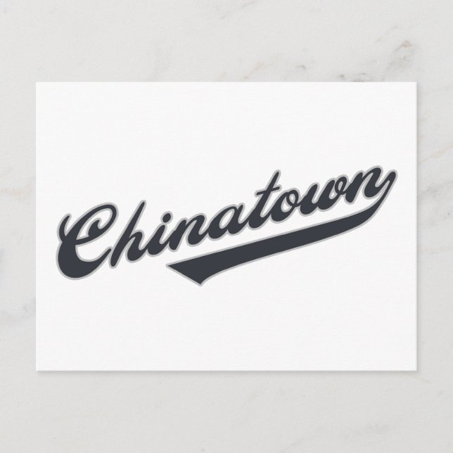 Chinatown Postkarte (Vorderseite)