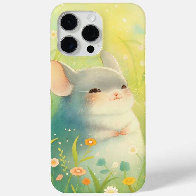 Chinchilla Blissful Garden Case-Mate iPhone Hülle (Rückseite)