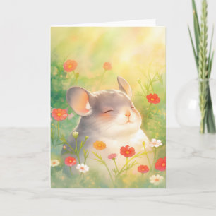 Chinchilla Blumen-Oase Karte