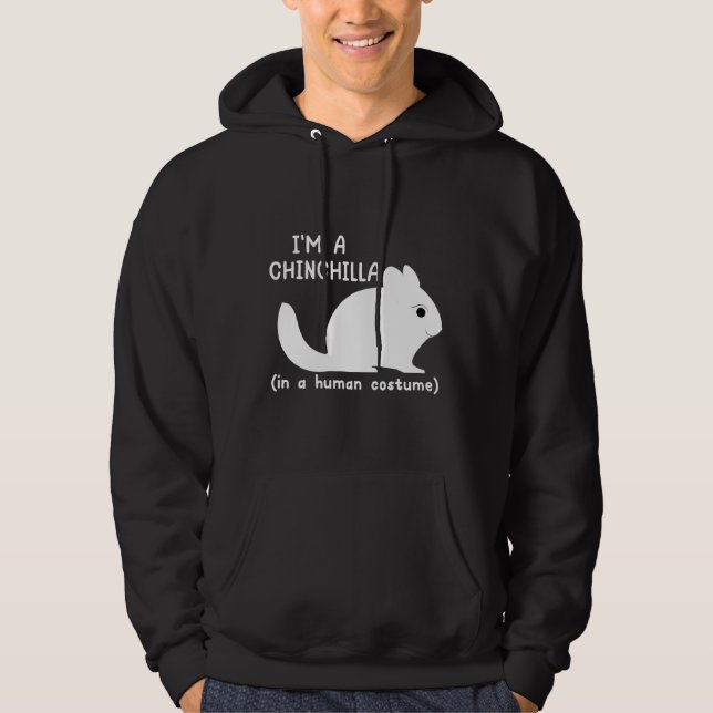 Chinchilla Costume Niedlich Chinchillas Hoodie (Vorderseite)