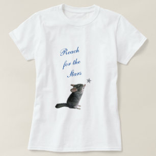 Chinchilla, die für Stern erreicht T-Shirt