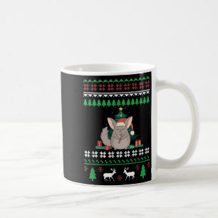 Chinchilla Funny Pet Ugge Weihnachtskurat Kaffeetasse