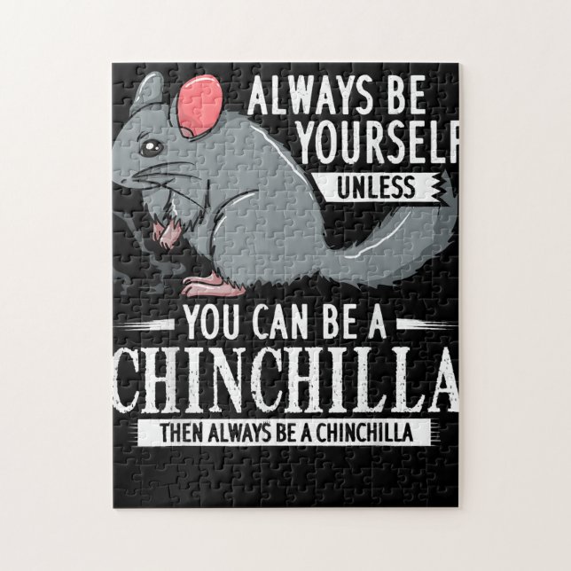 Chinchilla Geschenk Funny Niedliches Haustier (Vertikal)
